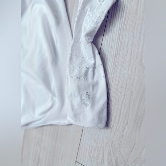 SOLD!! NEW Free People Good Karma Hoodie | Solid White - Picture 8 of 10